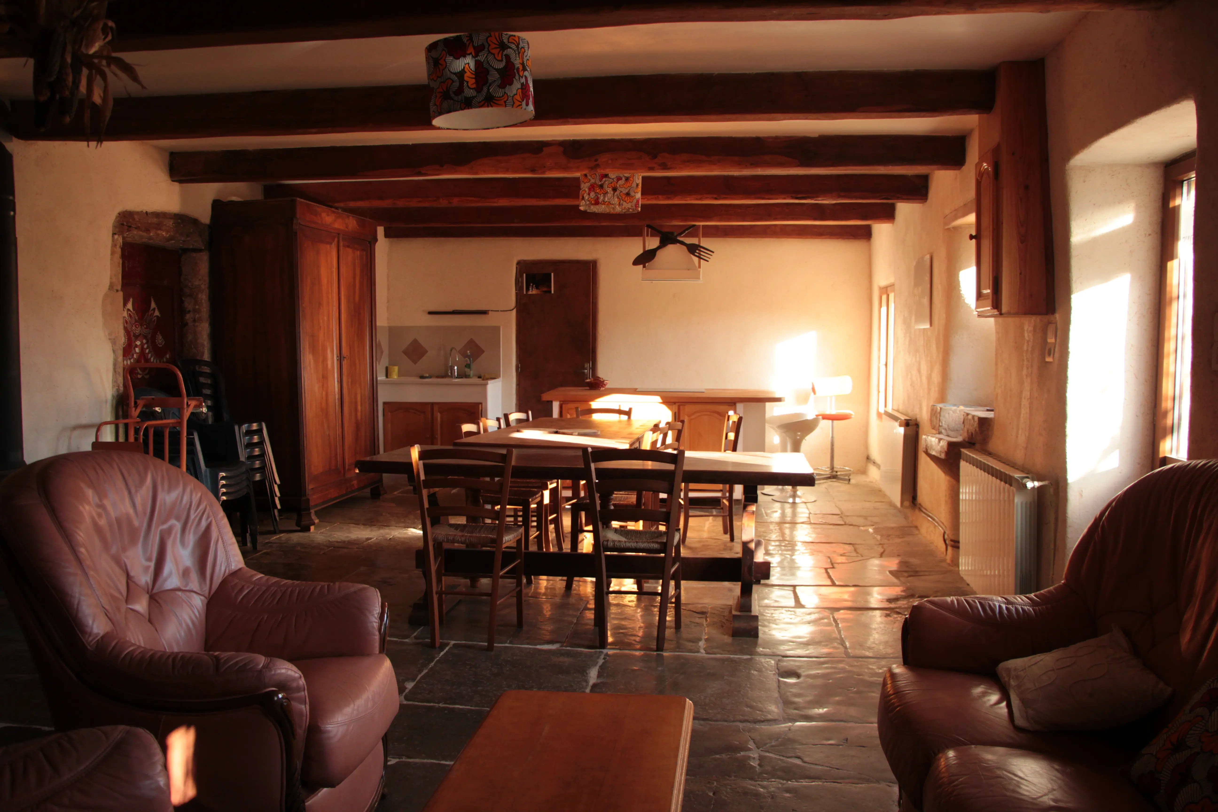 Living and dining room